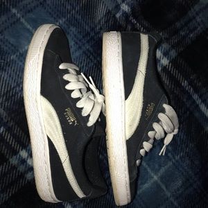 Suede puma sneakers